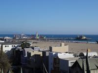 Santa Monica - Blick zum Pier und zum Pacific Park