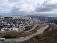 San Francisco - Blick von den Twin Peaks auf die Stadt