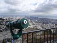 San Francisco - Blick von den Twin Peaks auf die Stadt