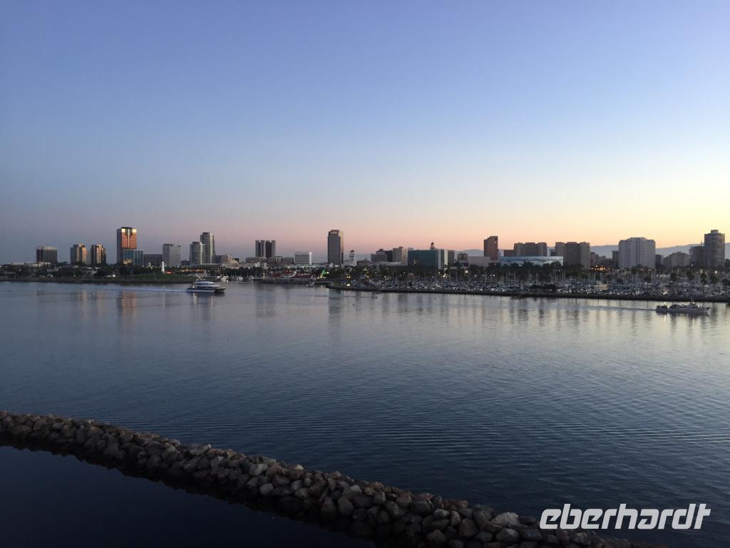 Sonnenaufgang über Long Beach