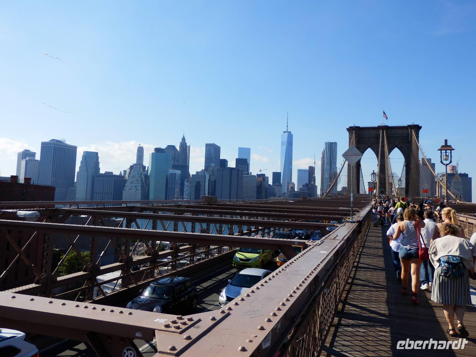 auf der Brooklyn Bridge