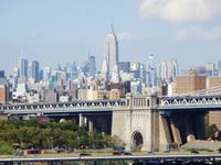 auf der Brooklyn Bridge
