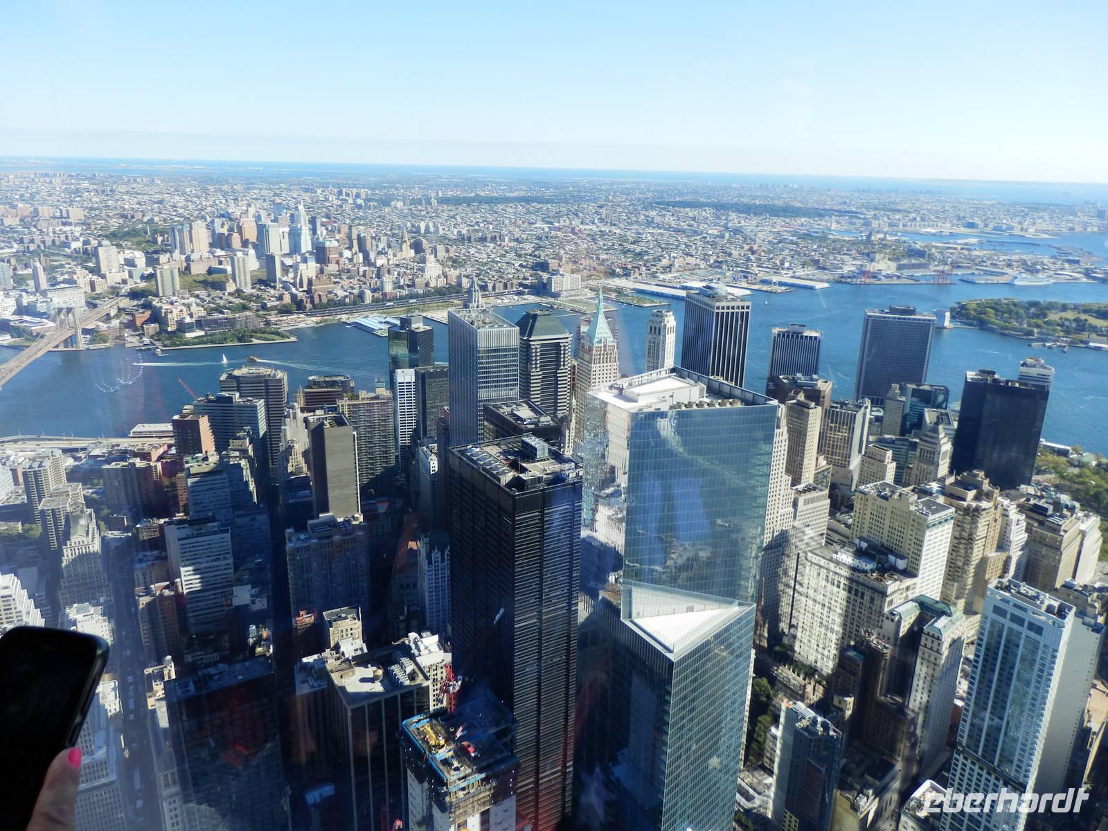 Blick vom One World Trade Center