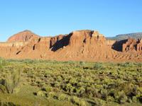 Blick vom Hotelzimmer in Torrey