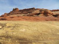 typische Felsstrukturen im Canyonland