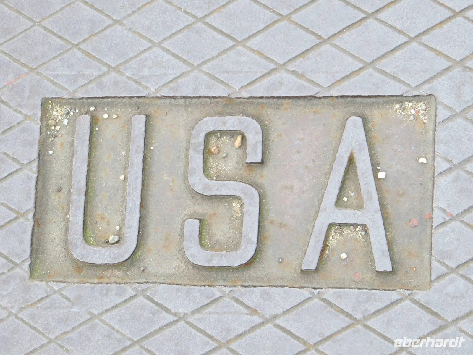 Kanalisationsdeckel in San Francisco