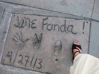 Hollywood - ... es könnten auch meine Fußabdrücke sein  