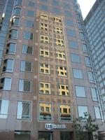 Auf der Fahrt nach Santa Monica - Spiegelung