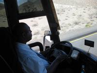 Unser Fahrer Derrick bei der Arbeit