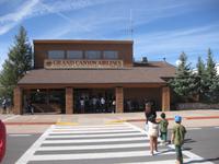 Hier beginnt und endet der Rundflug über den Grand Canyon