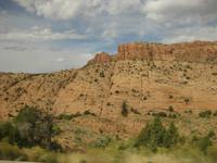 Auf der Fahrt vom Grand Canyon Nationalpark durch das Reservat der Navajo-Indianer zum Monument Valley 