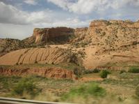 Auf der Fahrt vom Grand Canyon Nationalpark durch das Reservat der Navajo-Indianer zum Monument Valley 