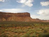 Auf der Fahrt zum Monument Valley