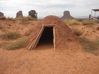 Sauna-Hütte der Navajo Indianer 