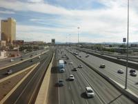 Der Highway bei Las Vegas
