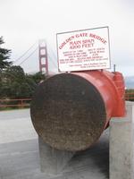 Das  Hauptseil der Golden Gate Bridge