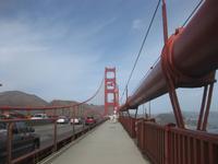 Auf der Golden Gate Bridge 