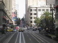 Fahrt mit der Cable Car - Am Union Square