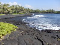 Punalu´u Black Sand Beach Park 