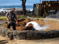 Zubereitung eines Kalua Pork