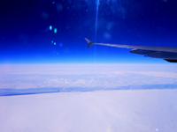 Flug über Grönlands Eis