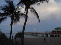 am Strand von Miami Beach