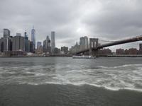 Skyline von Manhattan mit Brooklyn Bridge