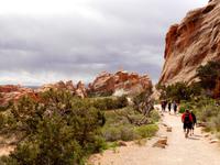 Wanderung im Arches Nationalpark