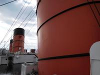 Schornsteine der Queen Mary