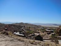 Blick auf die Calico Geisterstadt