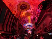 Lichtershow in der Fremont Street - Las Vegas