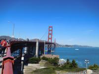 Start zum Spaziergang auf  der Golden Gate Bridge