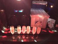 Sekt zur Limousinen-Fahrt