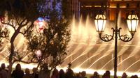 Las Vegas bei Nacht - Wasserspieleam Hotel Bellagio