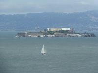 Golden Gate Bridge - Blick auf Alcatraz