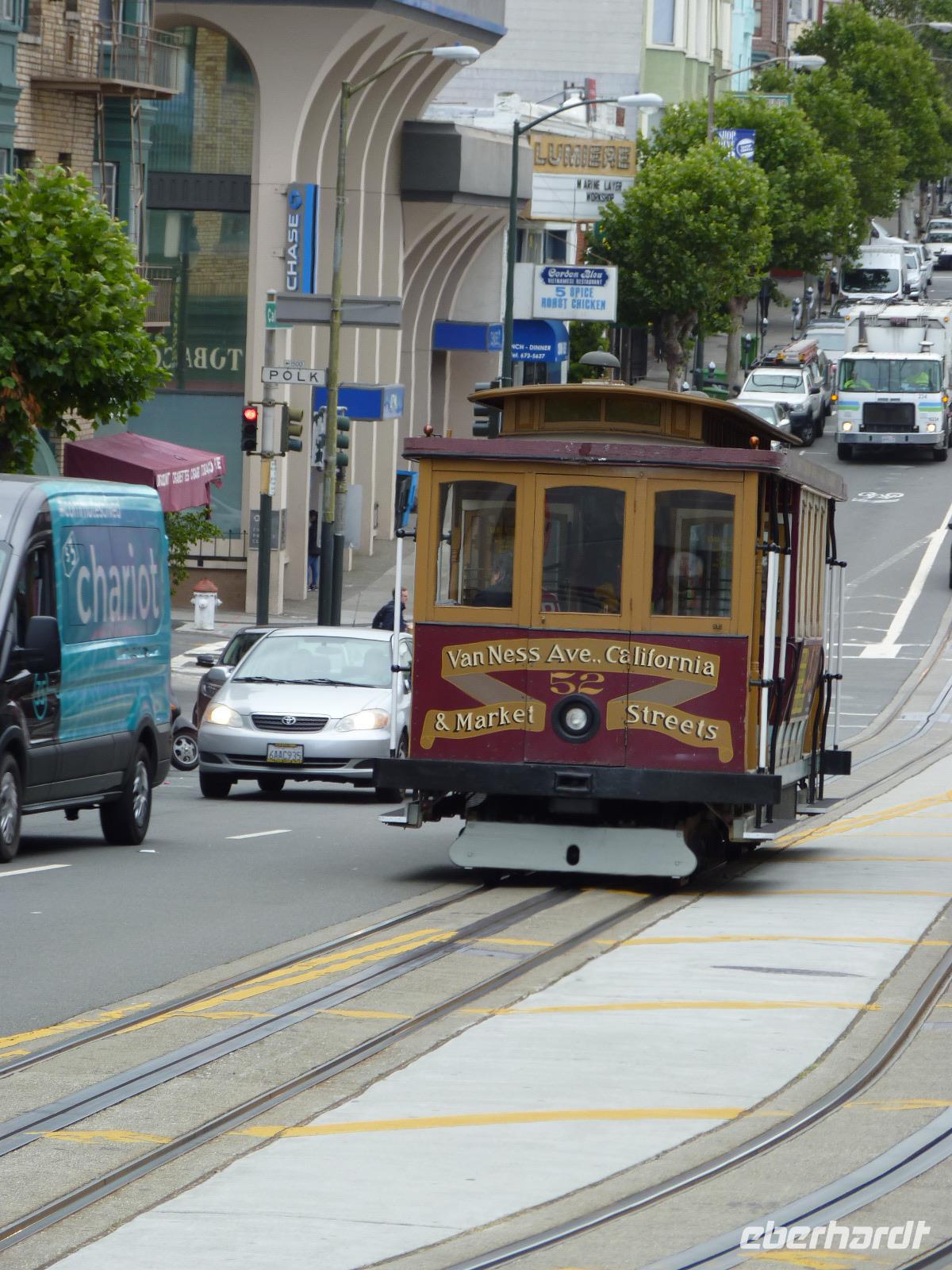 San Francisco - Cable Car fahren