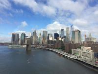 Manhattan mit Brooklyn Bridge