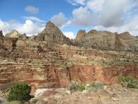 Ausblick über den Freemont River im Capitol Reef