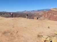 Capitol Reef, oberhalb des Castle
