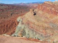 Capitol Reef, oberhalb des Castle