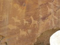 Petroglyphs im Grand Wash