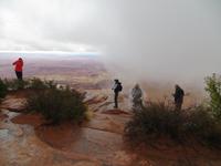 Canyonland Island in the sky and clouds