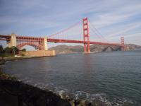 San Francisco - Fort Point mit Blick auf die Golden Gate Bridge