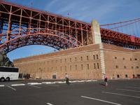 San Francisco - Fort Point mit Blick auf die Golden Gate Bridge
