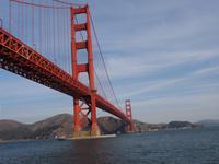 San Francisco - Fort Point mit Blick auf die Golden Gate Bridge