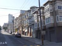 San Francisco -  erste viktorianische Häuser