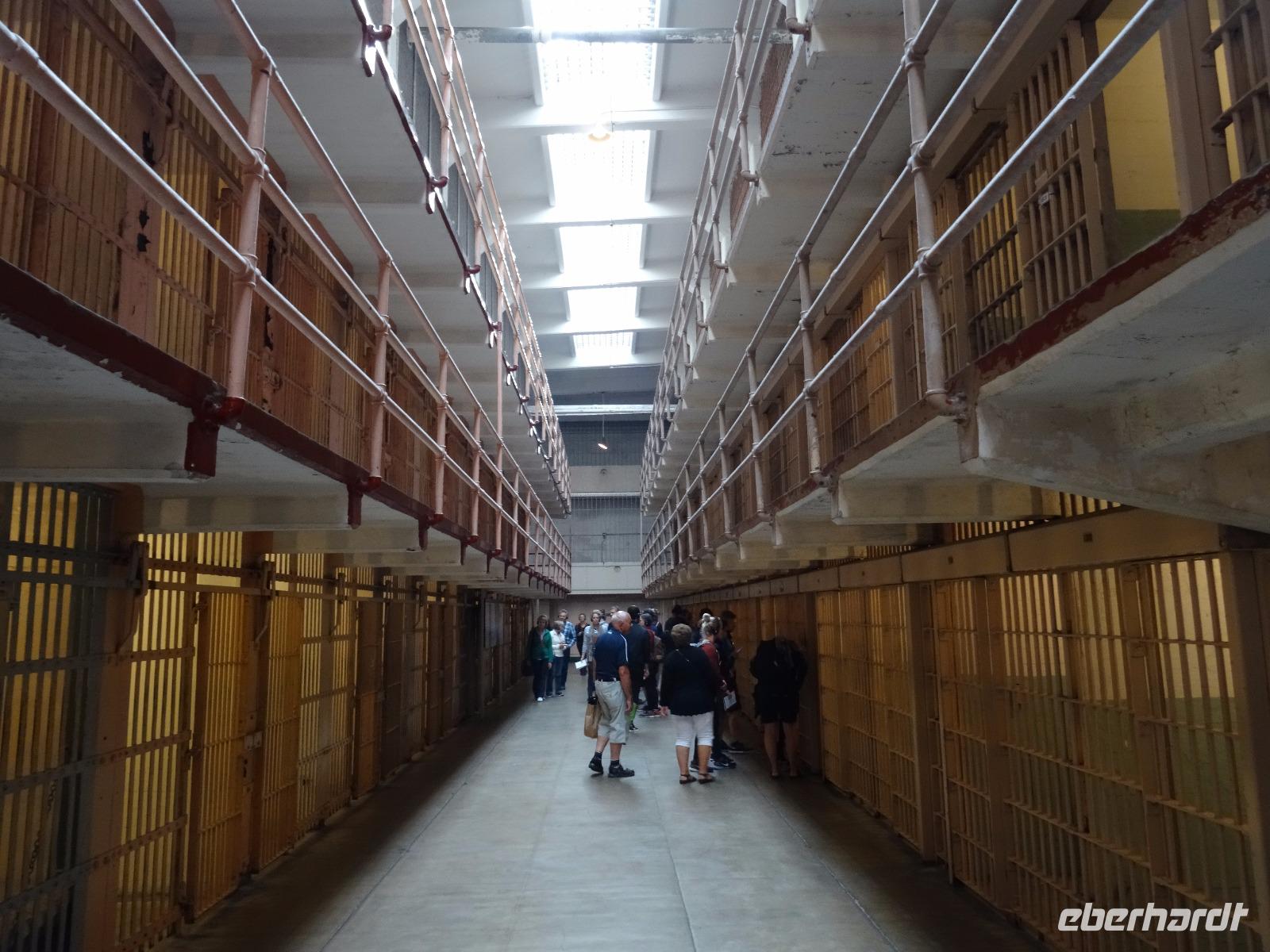 San Francisco - Im Cellhouse auf Alcatraz
