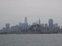 San Francisco - Rückfahrt von Alcatraz mit Blick auf die City