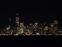 San Francisco - nächtliche Fahrt mit Stretchlimousine, Blick auf die Stadt