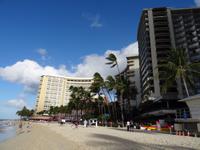 Honululu -  Frühmorgen's am berühmten Waikiki Beach